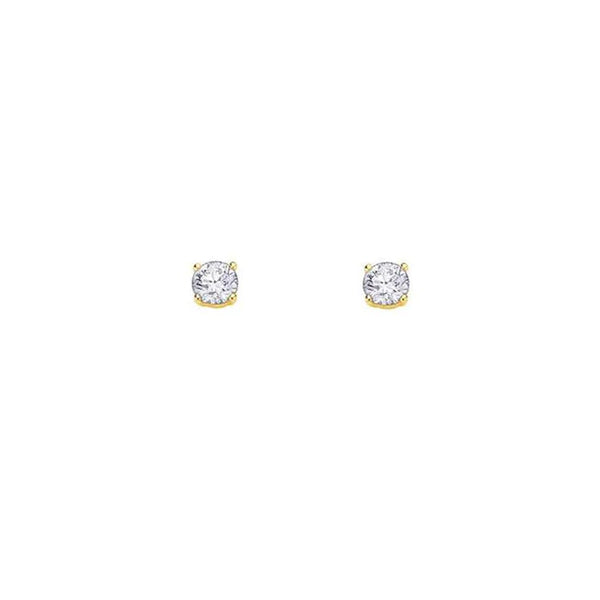 Canadian Diamond Stud Earrings - .30ct  (34656)