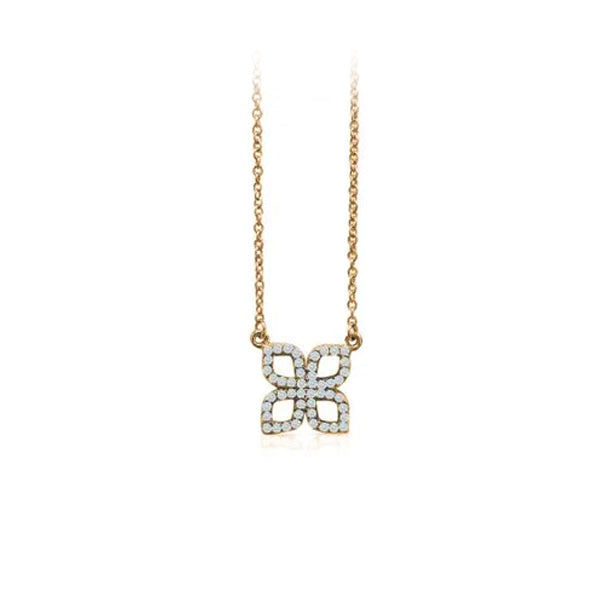 Diamond Flower Pendant (35342)