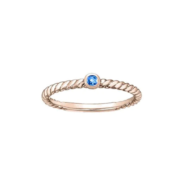 Genuine Blue Topaz Ring (35439)