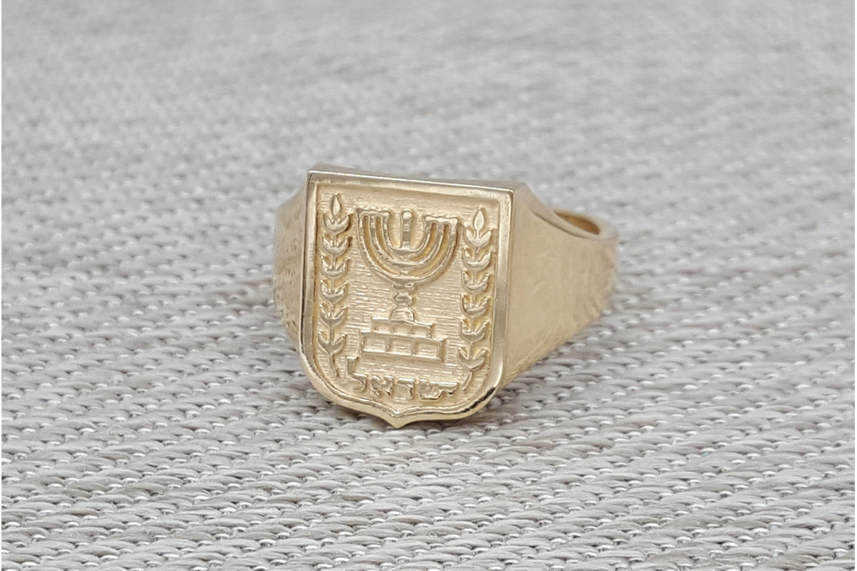 Israel Crest Ring