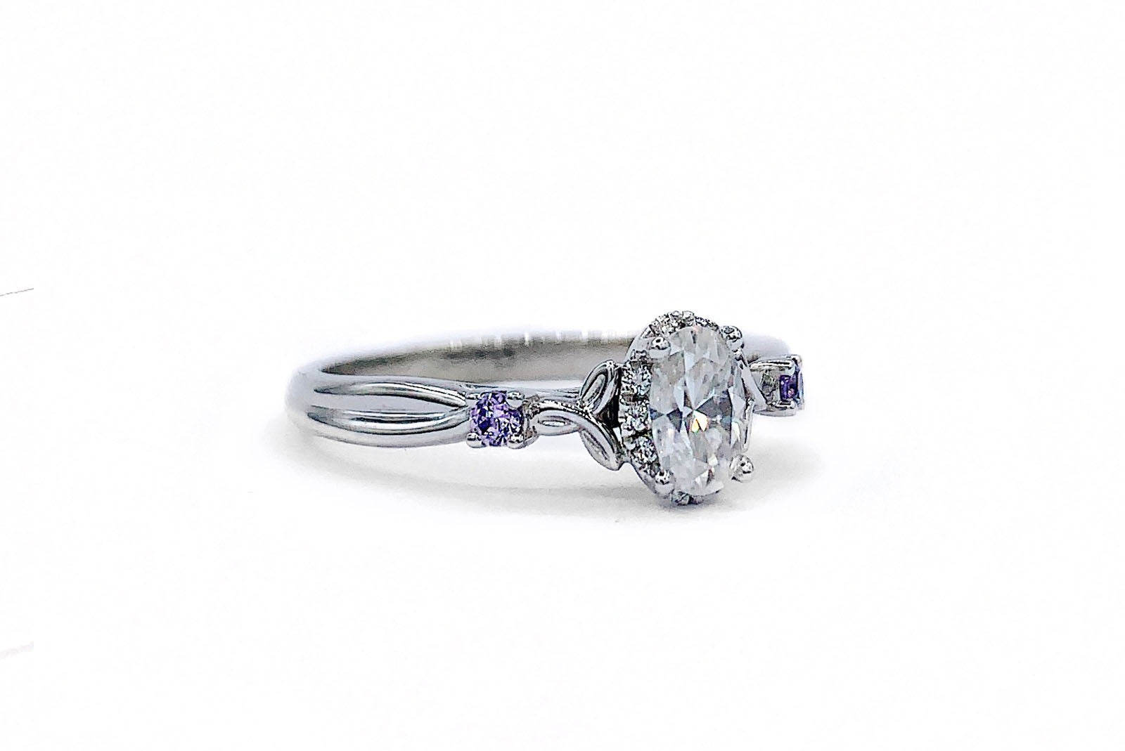 Moissanite Lilac Charm