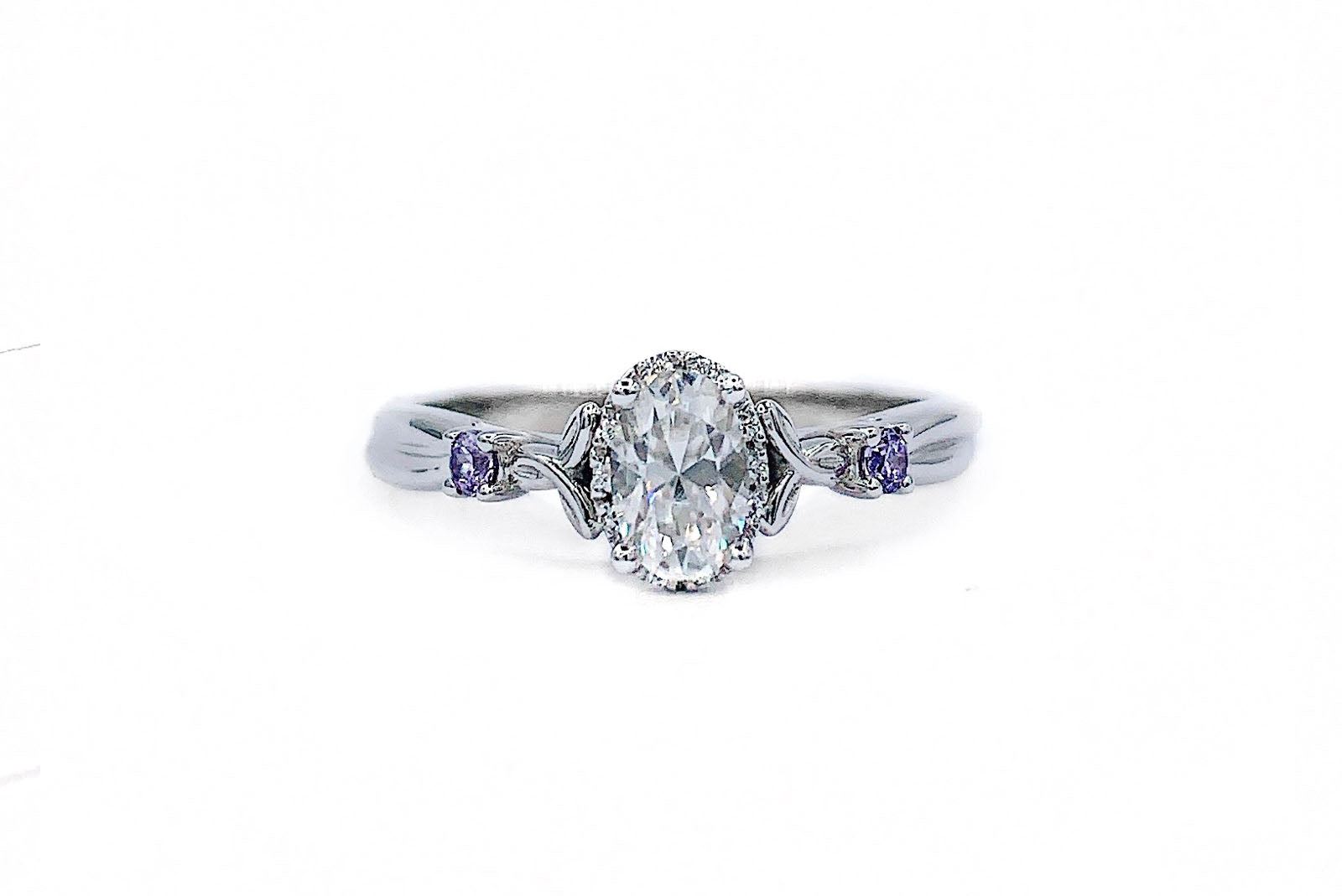 Moissanite Lilac Charm