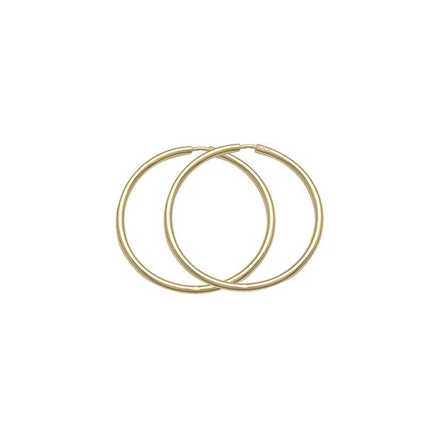 Gold 17mm Keeper Earrings (25592)