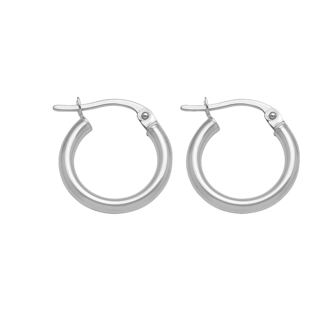 Gold Hoop Earrings 13.5mm (30310)