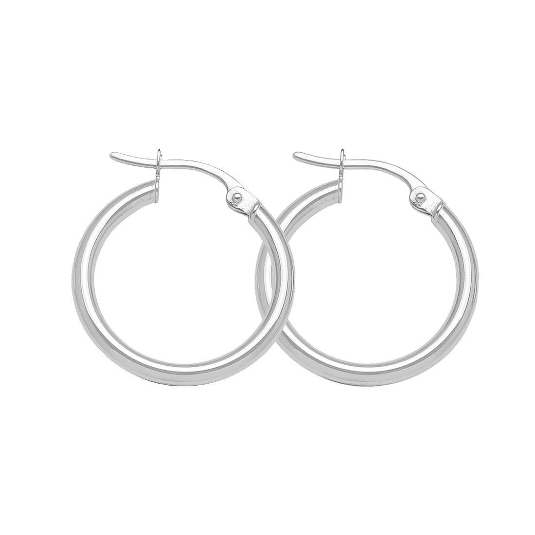 Gold Hoop Earrings 18.5mm (30314)