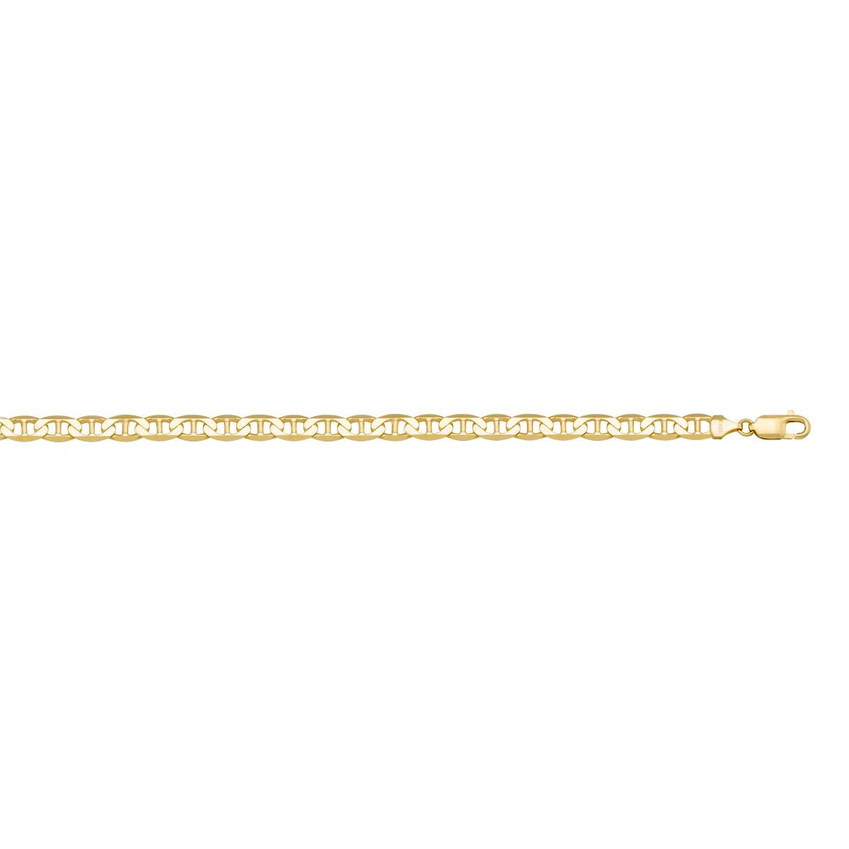 Gold Flat Anchor Link Bracelet (31888)