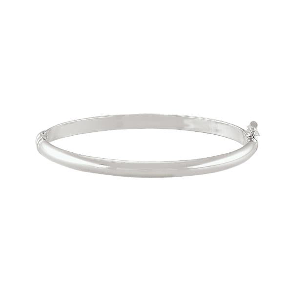 Sterling Silver Domed Bangle