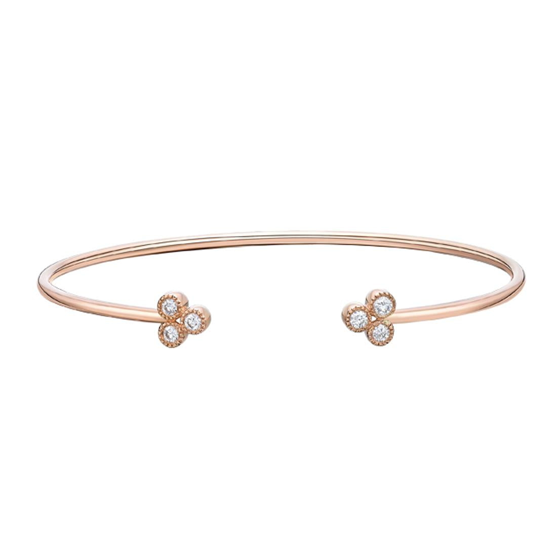 Diamond Cuff Bangle Bracelet (33431)