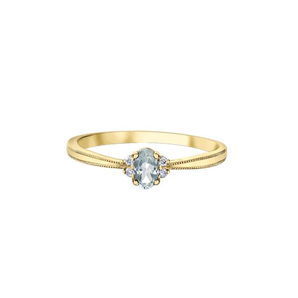 Genuine White Topaz and Diamond Ring 