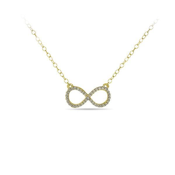 Diamond Infinity Necklace